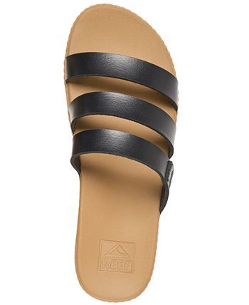 REEF Women's Cushion Ruby Slip-On Strappy Slide Sandals & Reviews - Sandals - Shoes - Macy's
