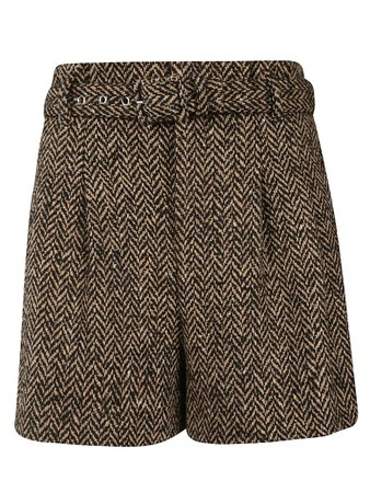 RED Valentino RED Valentino Belted Waist Shorts - CAMEL - 11104956 | italist