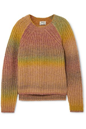 Acne Studios | Kyla ribbed-knit sweater | NET-A-PORTER.COM