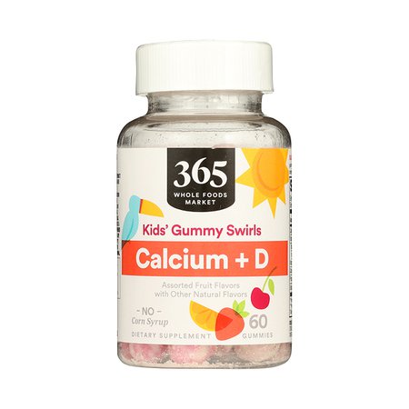 Supplements, Kid's Gummy Swirls - Calcium + D, 60 gummies at Whole Foods Market
