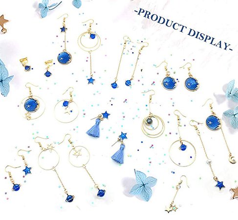 Amazon.com: SUNOVELTIES DIY Charm Earring Making Kit - Enamel Drop Hook Earrings Long Pendant Dangle Jewelry: Toys & Games