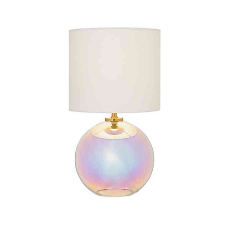 Marmalade™ Iridescent LED Table Lamp with Fabric Shade | Bed Bath & Beyond
