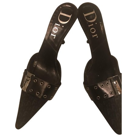 Leather mules Dior