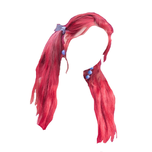 red hair png ponytail pigtails