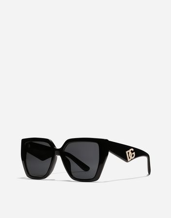 DG Crossed Sunglasses in Black for | Dolce&Gabbana® US
