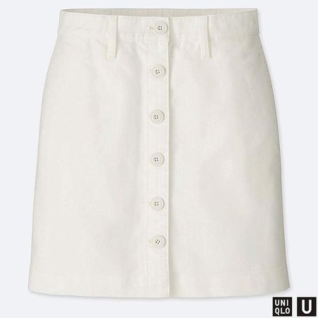 Women's U Cotton Mini Skirt