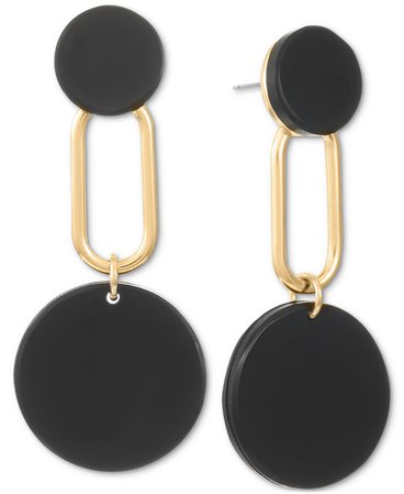 Alfani Gold-Tone Stone Statement Earrings, Created for Macy's & Reviews - Earrings - Jewelry & Watches - Macy's