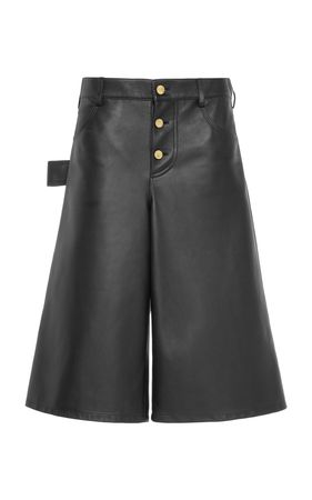 Leather Shorts By Bottega Veneta | Moda Operandi