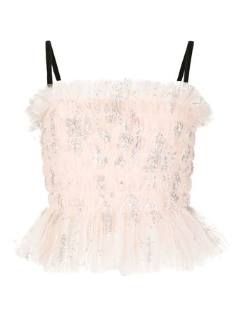 Macgraw Beloved Corset Tulle Top - Farfetch