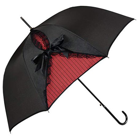 Amazon.com | Kung Fu Smith Vintage Parasol Umbrella for Women, Gothic Windproof Lace Umbrella, British London Rain Umbrella, UV Protection | Umbrellas