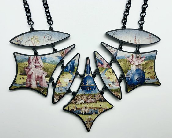 Hieronymus Bosch Garden of Earthly Delights Triptych Necklaces. – Curiology Ltd