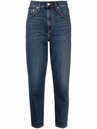 Levi's cropped tapered-leg jeans - FARFETCH