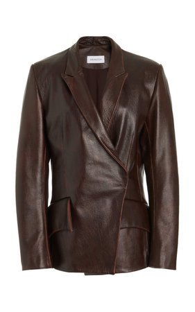 Alden Leather Blazer By 16arlington | Moda Operandi