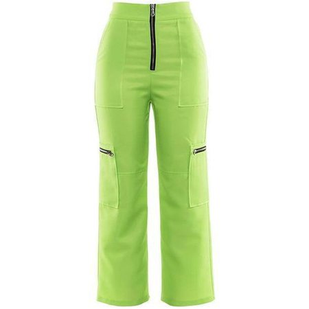 Neon Green Cargo Pants - Own Saviour