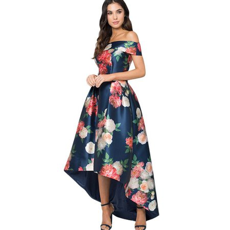 high-low floral dresses