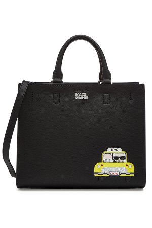 Karl NYC Taxi Mini Tote with Leather Gr. One Size