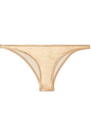 Solid & Striped | Culotte de bikini métallisée Rachel | NET-A-PORTER.COM