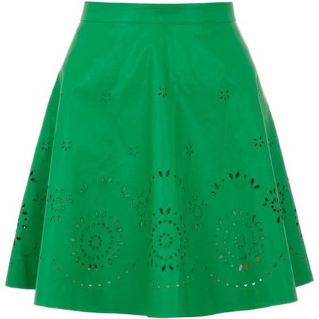Green Skater Skirt