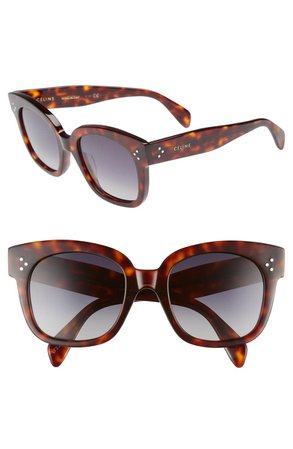 CELINE 54mm Square Sunglasses | Nordstrom