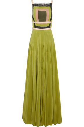 Printed silk crepe de chine maxi dress | EMILIO PUCCI | Sale up to 70% off | THE OUTNET