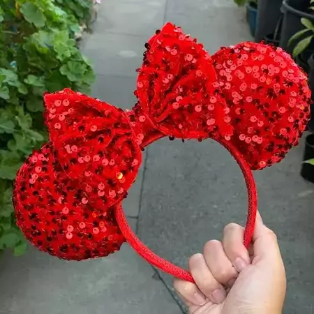 red mickey ears - Google Search