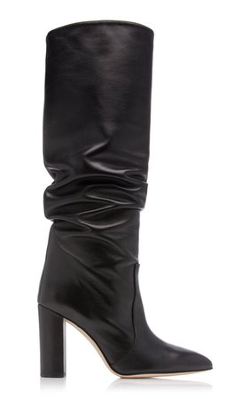 Slouchy Leather Knee Boots By Paris Texas | Moda Operandi