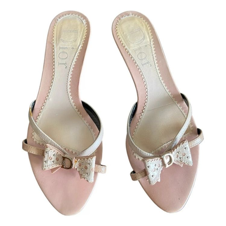 Dior pink sandals