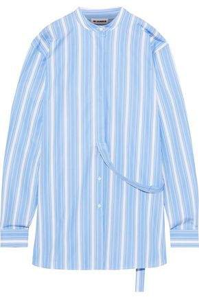 Oversized Striped Cotton-poplin Shirt