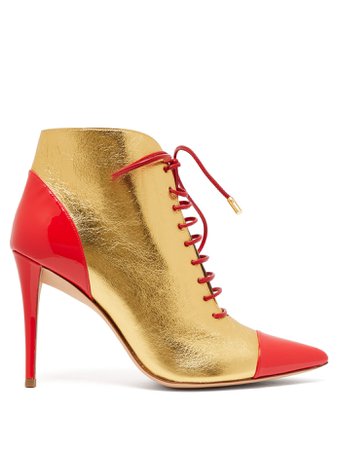 X Gina Rodine leather ankle boots | Matty Bovan | MATCHESFASHION.COM UK