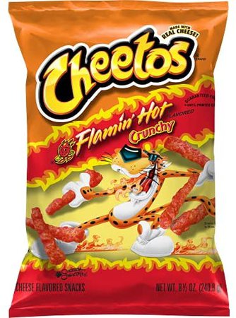 Amazon.com: Cheetos Crunchy Flamin' Hot Cheese Flavored Snacks, 8.5 Ounce