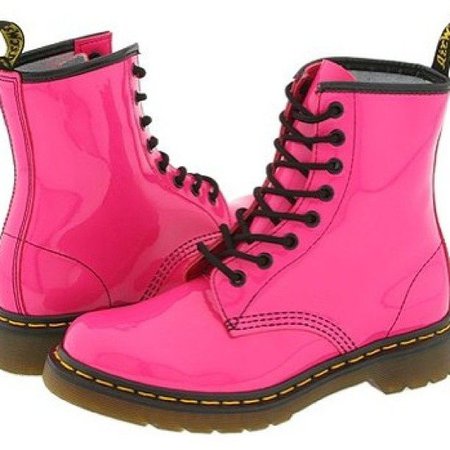Dr. Martens Hot Pink Boots