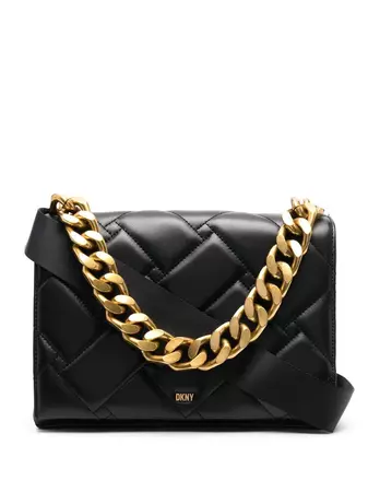 DKNY Quilted Leather Shoulder Bag - Farfetch
