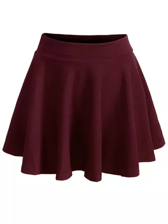 Plus Elastic Waist Solid Skirt | SHEIN USA