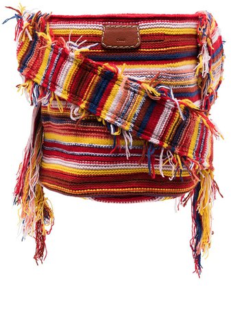 Shop Chloé Jorge fringed crossbody bag with Express Delivery - FARFETCH