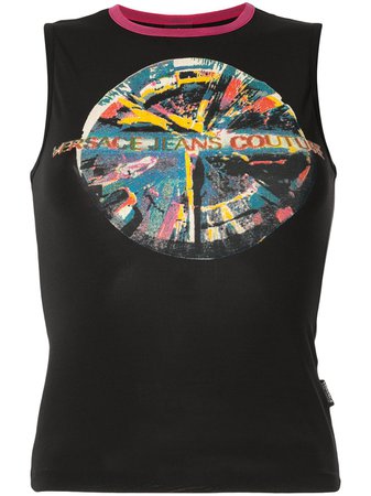 Versace Jeans Couture Print Tank