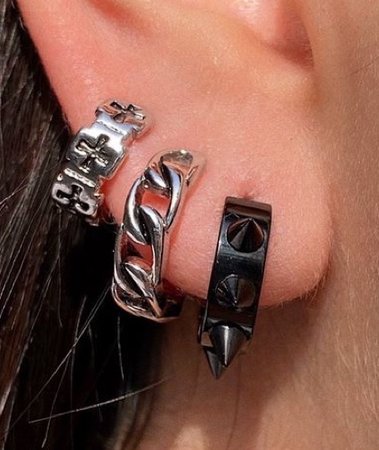 multiple cuff earrings