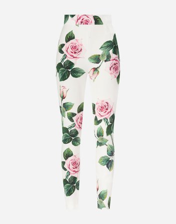 Pants Dolce&Gabbana LEGGINGS TROPICAL ROSES