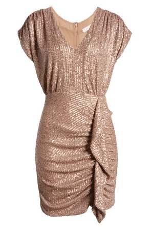Chelsea28 Side Ruched Shimmer Dress | Nordstrom