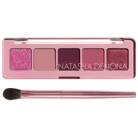 Natasha Denona Valentine's Makeup Set - Mini Eyeshadow Palette and Brush