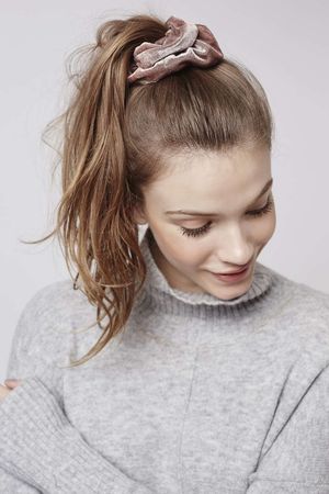 ponytail with scrunchie - Google Search