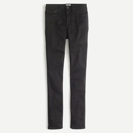 J.Crew: 9 High-rise Stretchy Toothpick Jean In New Black For Women