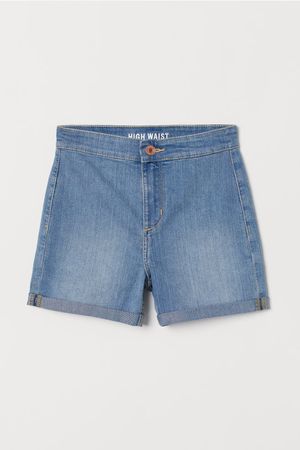 Denim Shorts High - Denim blue - Kids | H&M CA