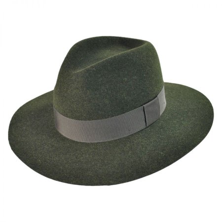 Pantropic Taylor Wool LiteFelt Fedora Hat Crushable