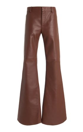 Leather Wide-Leg Pants By Chloé | Moda Operandi