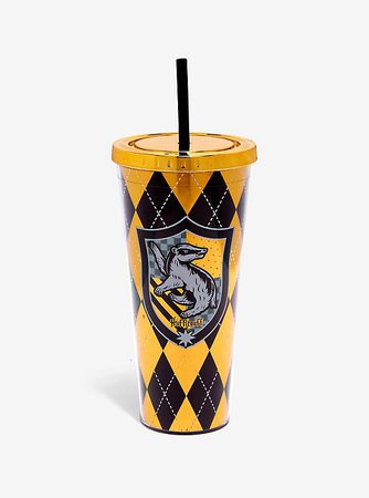 Harry Potter Hufflepuff Foil Acrylic Travel Cup