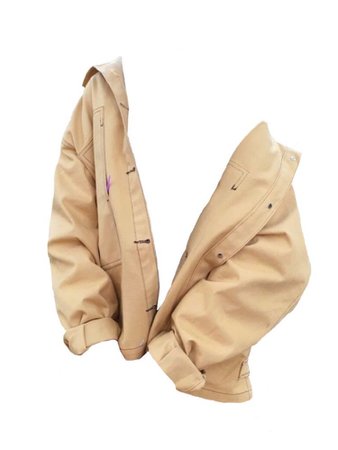 tan over size trench coat jacket