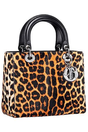 leopard dior bag