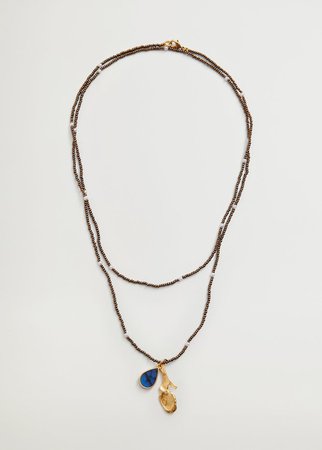 Pendant long necklace - Woman | Mango Slovakia