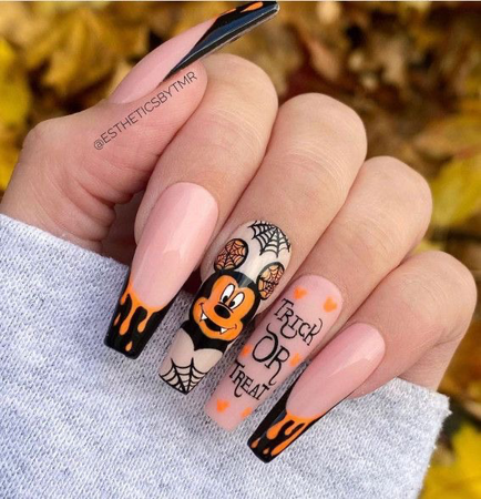 Disney Halloween nails