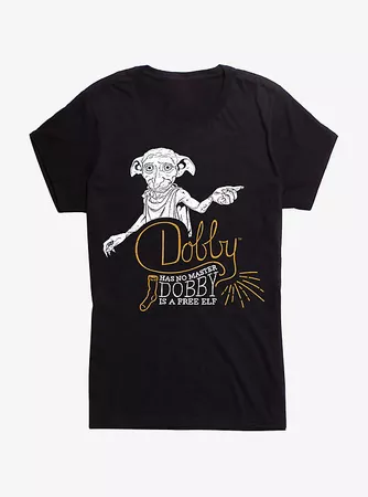 Harry Potter Dobby No Master Girls T-Shirt